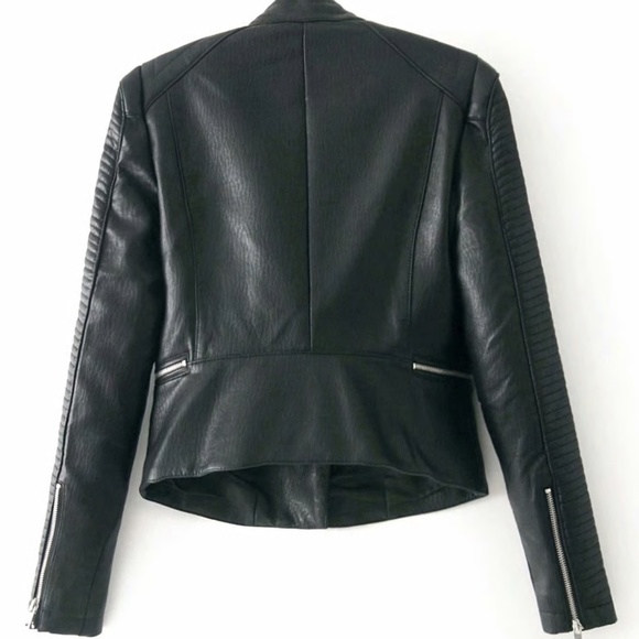 New faux leather biker jacket - Picture 2 of 4